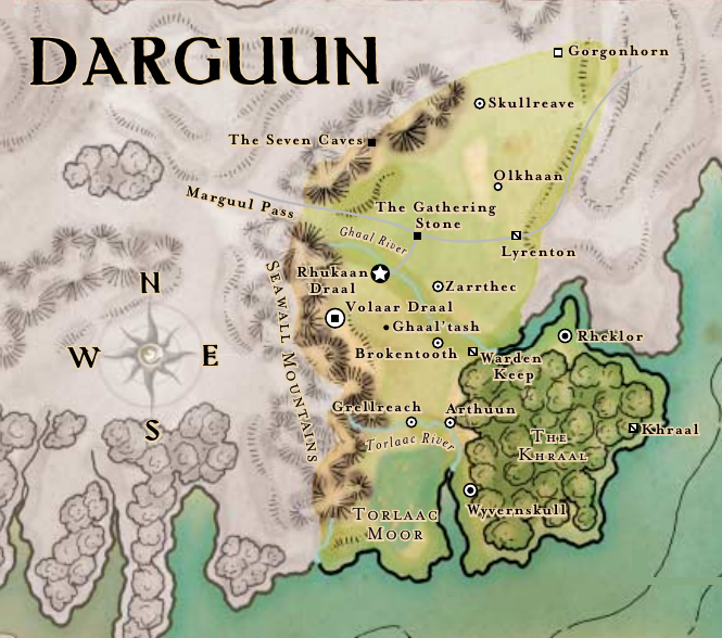 A map of Darguun